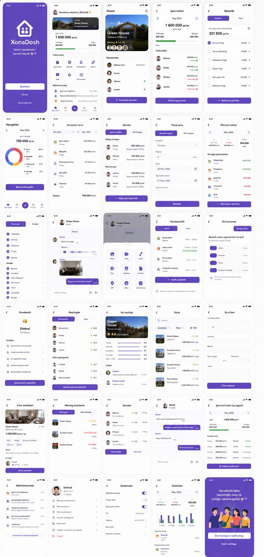 XonaDosh App Home